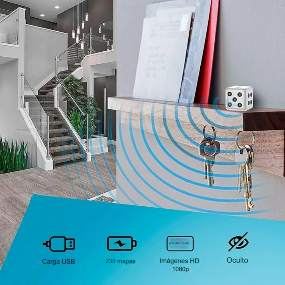 Mini cámara espia Dado