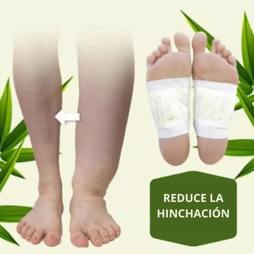 Parches Detox Kinoki para Pies 10 Unidades