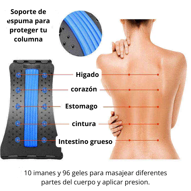 Quiropractor Max Liberador y estirador de espalda y Lumbar