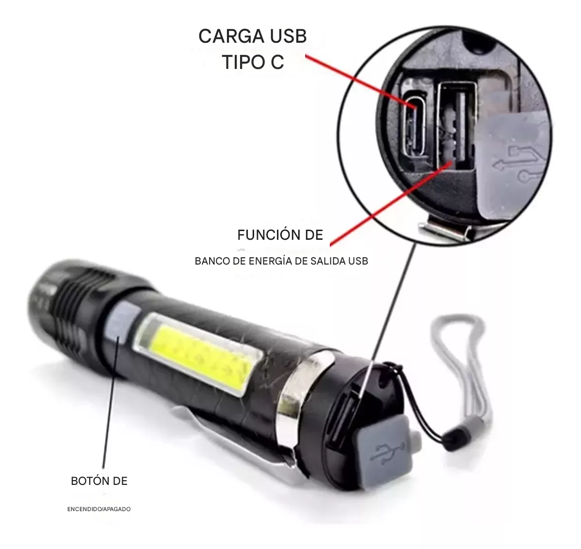 Linterna dual (F-916B)