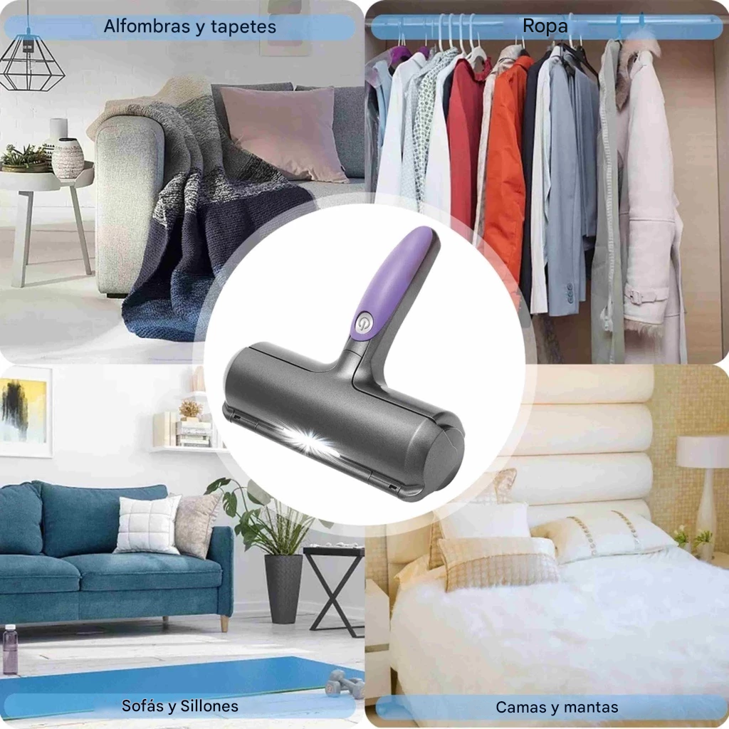 Rodillo Quita Pelos Mota