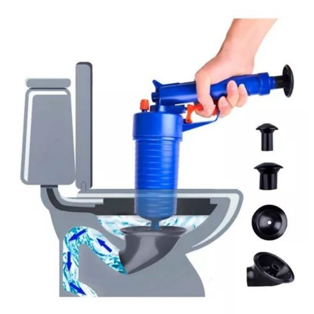 Destapa Cañería Con Bomba Presión