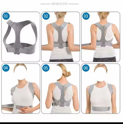 Corrector De Postura Ajustable Unisex