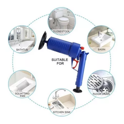 Destapa Cañería Con Bomba Presión