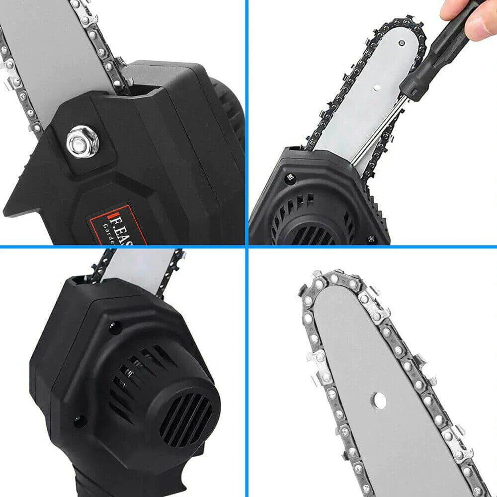 Mini Motosierra Portátil Ergonómica Recargable de 24v