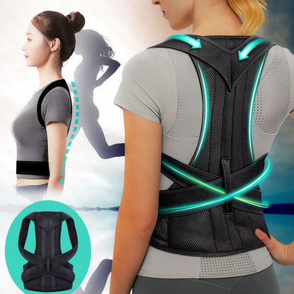 Corrector Postura Lumbar Iman Espalda Magnetico 4 Varillas