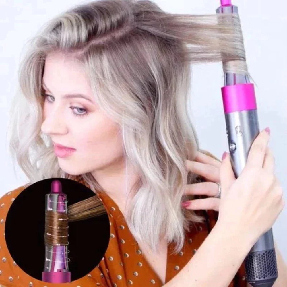 Cepillo Secador De Pelo 5 En 1 Con Voluminizador De Iones