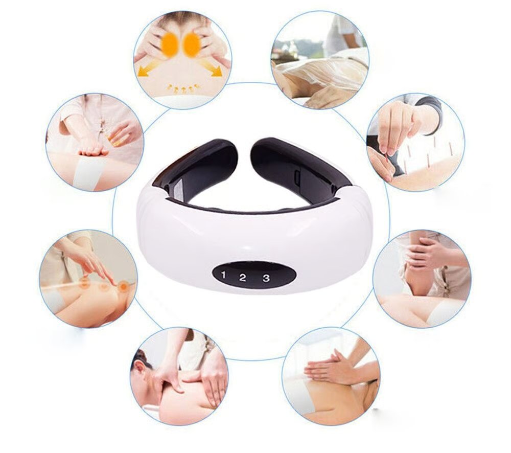 Masajeador De Cuello Con Electrodos