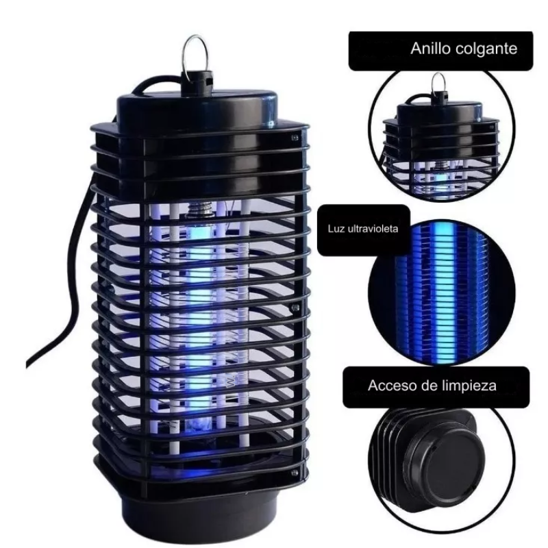 Lampara Eléctrica Mata Zancudos Mosquitos No Químicos