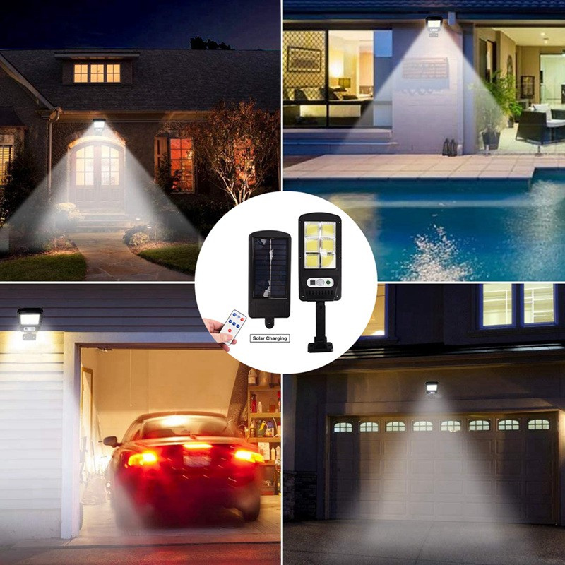 Lámpara Solar Con Sensor de Movimiento Para Exteriores