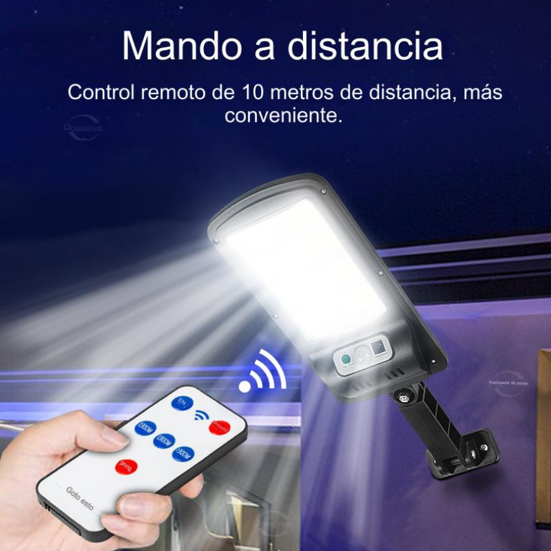 Lámpara Solar Con Sensor de Movimiento Para Exteriores