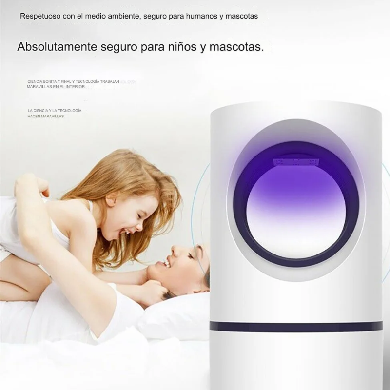 Lampara Electrica Atrapa Mosquitos Zancudos Insectos