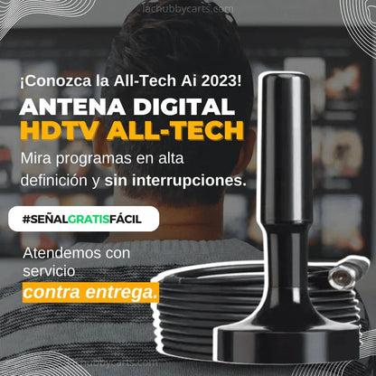 Antena HDTV TDT- Funciona en todos los televisores