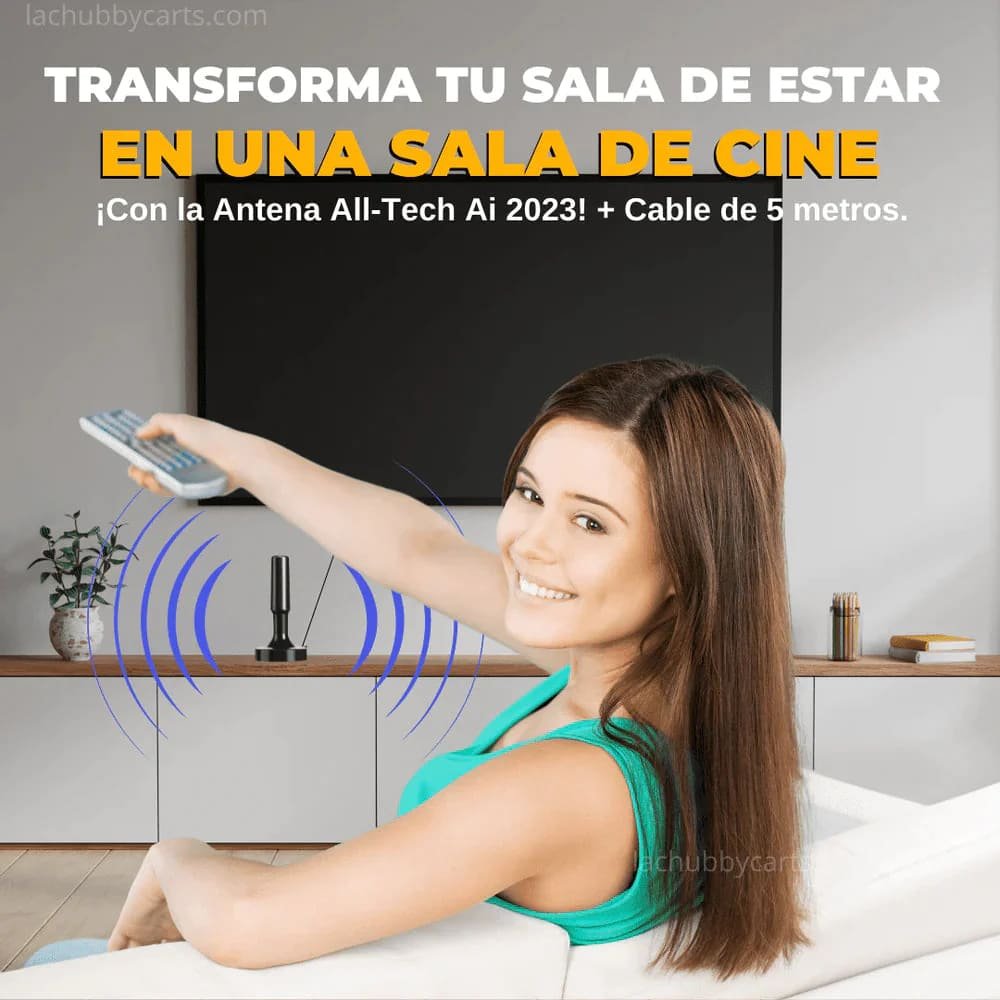Antena HDTV TDT- Funciona en todos los televisores