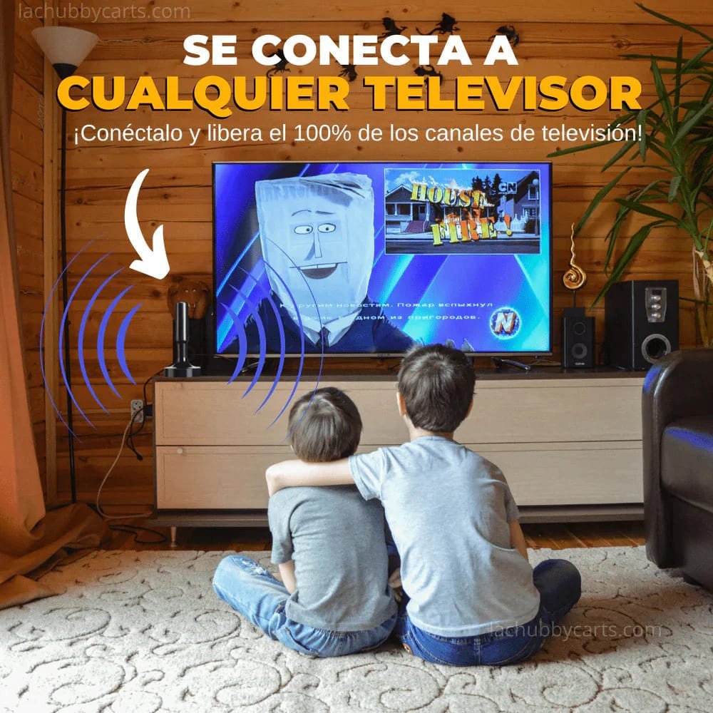 Antena HDTV TDT- Funciona en todos los televisores