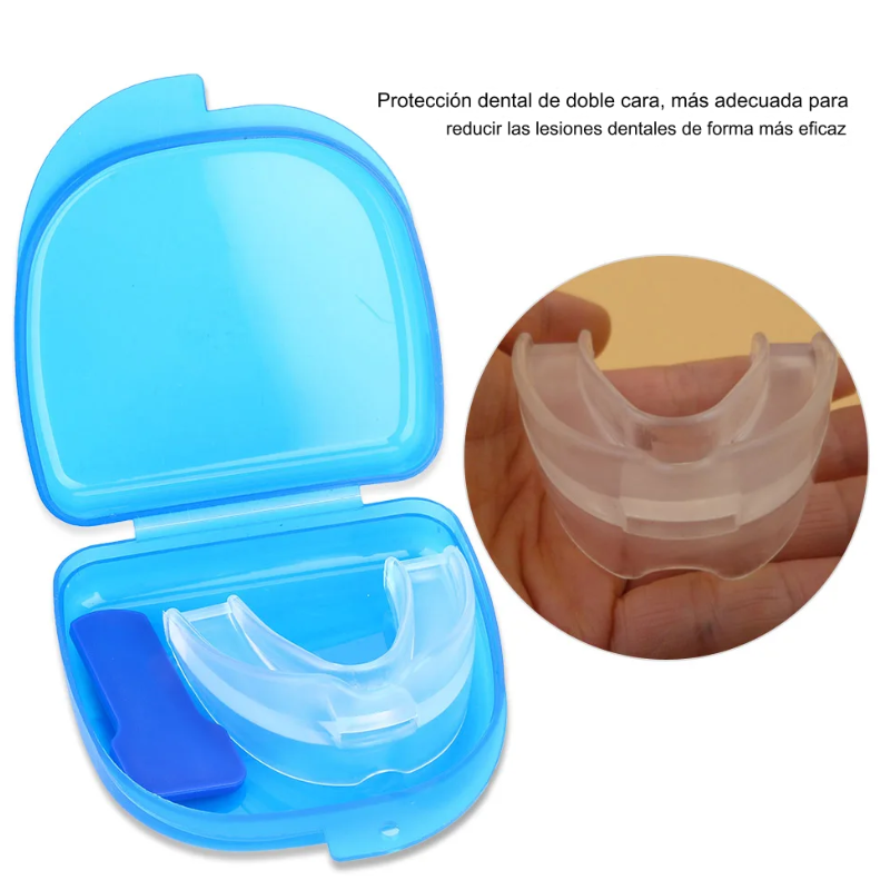 Protector Bucal Doble Moldeable Antironquido Y Bruxismo