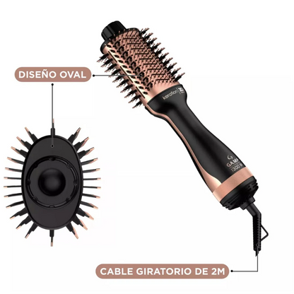 Cepillo Secador Y Moldeador Para Cabello Keratin 3d Pro