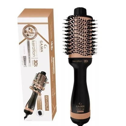 Cepillo Secador Y Moldeador Para Cabello Keratin 3d Pro