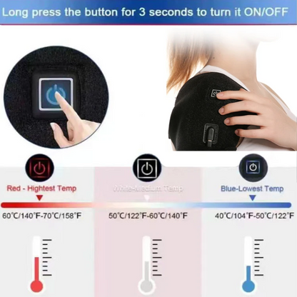 Almohadilla Térmica Para Calentar Hombros Hombreras Eléctric