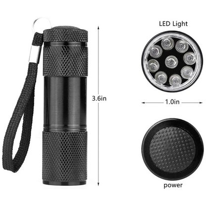 Linterna ultravioleta 2 unidades