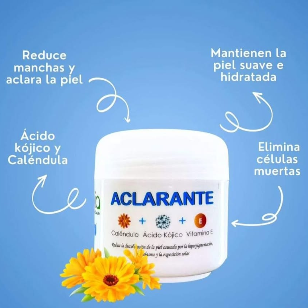 Cremas aclarantes 2 unidades