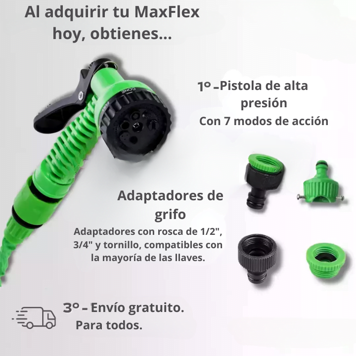 Manguera de microfibra expandible de alta presión
