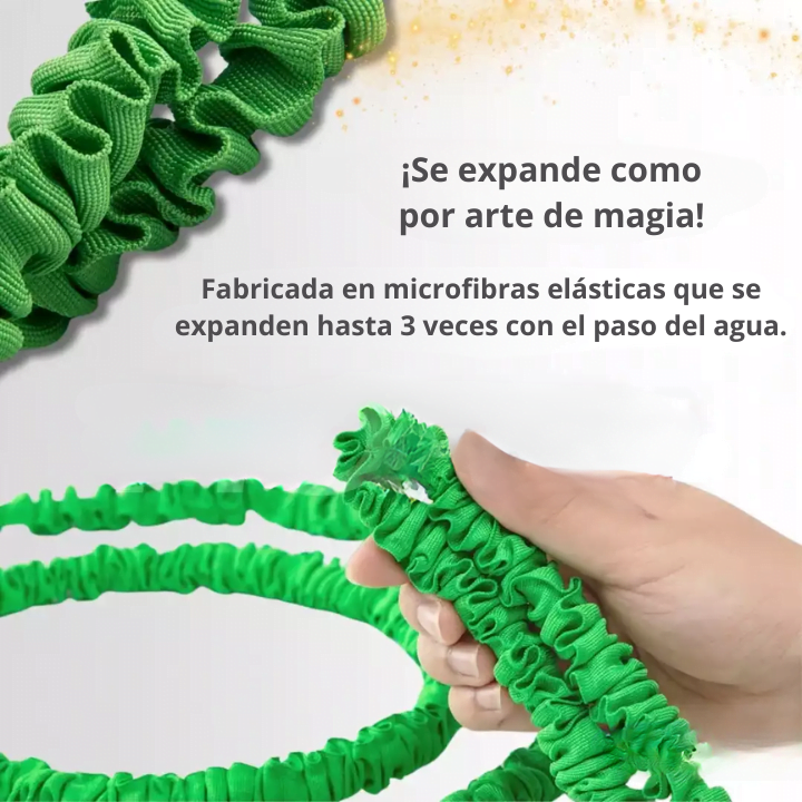 Manguera de microfibra expandible de alta presión