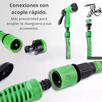 Manguera de microfibra expandible de alta presión