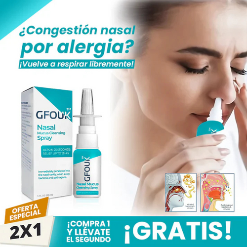Gfouk Spray Limpiador Nasal 2 unidades