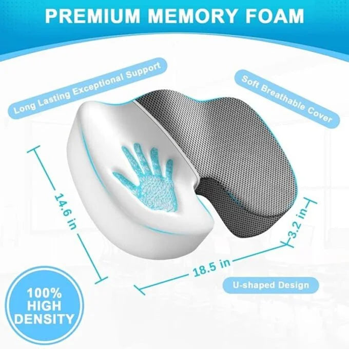 Almohada gel espuma calefactora con memoria