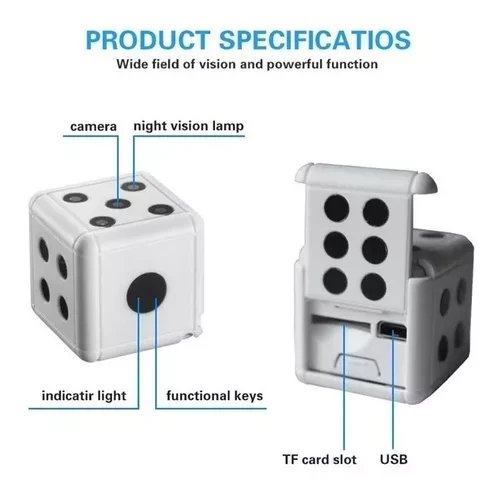 Mini cámara espia Dado
