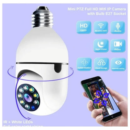 Camara vigilancia Ip IPC-E27 Bombillo 360º Robotica Wifi Vision Nocturna