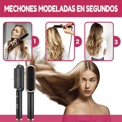 Cepillo alisador 5 en 1 Bivolt