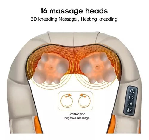 Masajeador Corporal Cervical Cuello, Espalda, Brazos Electrico