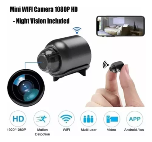Mini Cámara Espía Tipo Bala Vigilancia