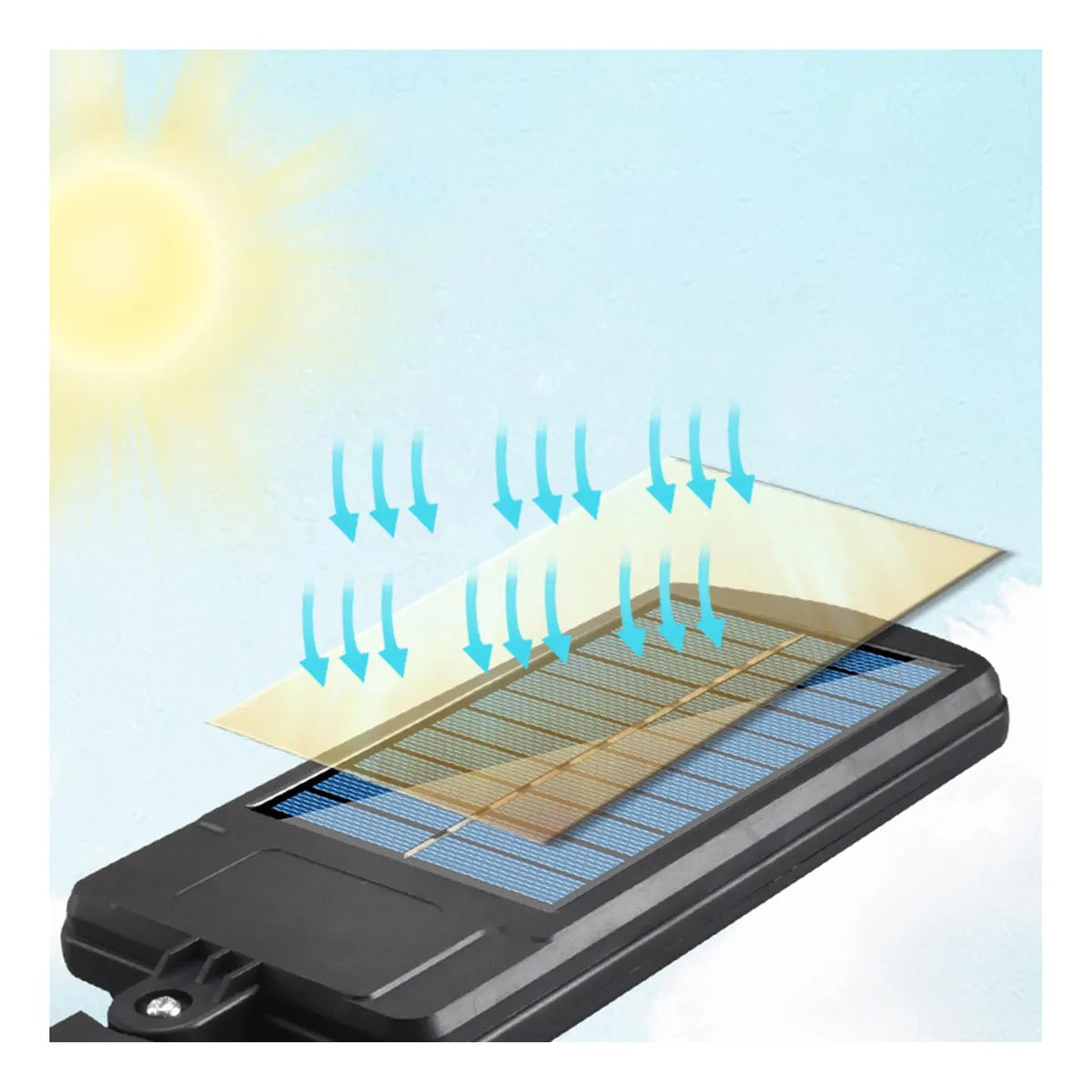 Lámpara Solar Con Sensor de Movimiento Para Exteriores