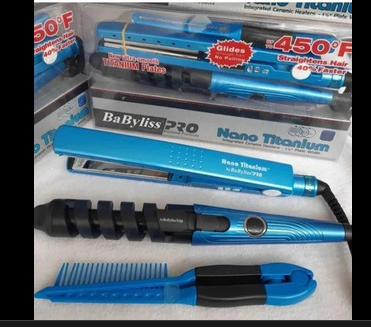 plancha babyliss ondulador y peineta