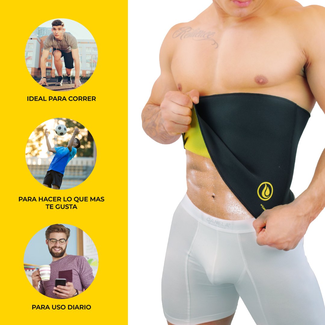 Bóxer Faja Neopreno Reductor Abdomen Hombre