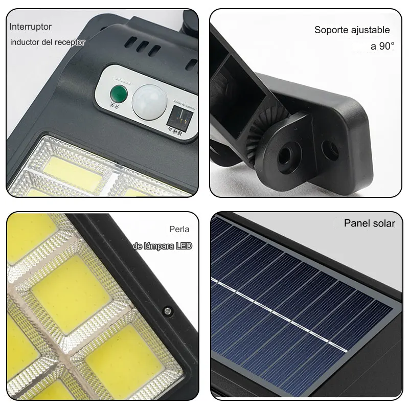 Lámpara Solar Con Sensor de Movimiento Para Exteriores