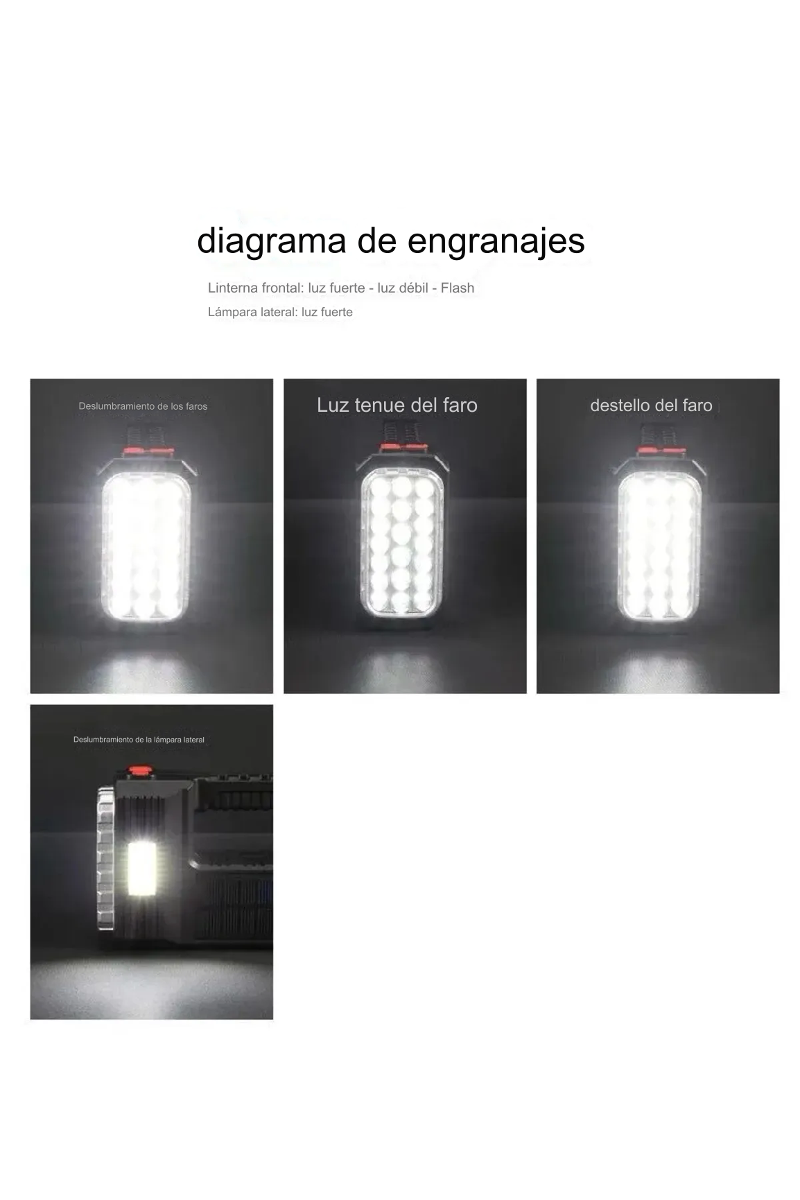 Linterna Led Solar Y Usb Recargable Multifuncional