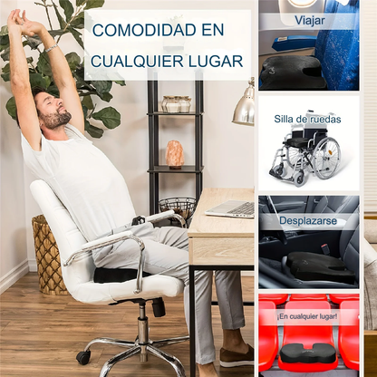 Almohada gel espuma calefactora con memoria