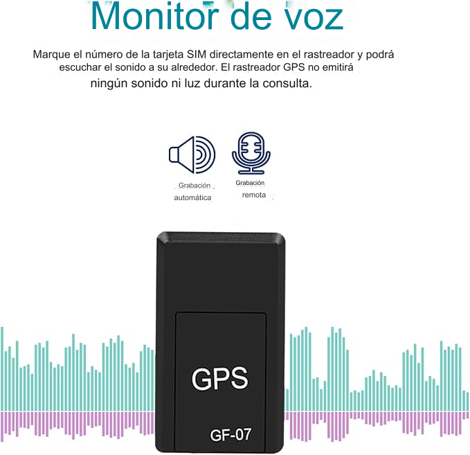 Localizador GPS rastreador Mini GPS GF07
