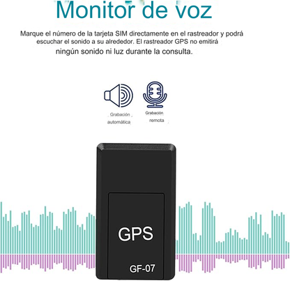 Localizador GPS rastreador Mini GPS GF07