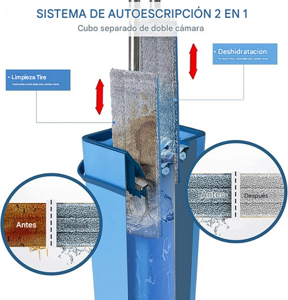 Trapero plano autoescurridor FK23D-291